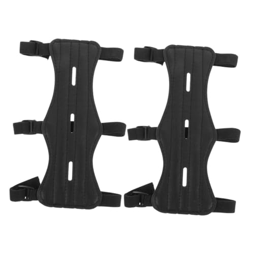 UPKOCH 2Pcs Adjustable Archery Arm Guard Comfortable Forearm Protector for Shooting Hunting Lightweight Portable Bow Arm Guards for Women and Enthusiasts