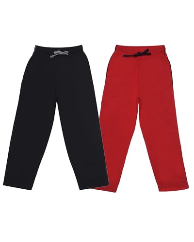 Image of Dollar Champion Cotton Regular Fit Trouser Pack of 2 for Boys -Actual Color May Vary