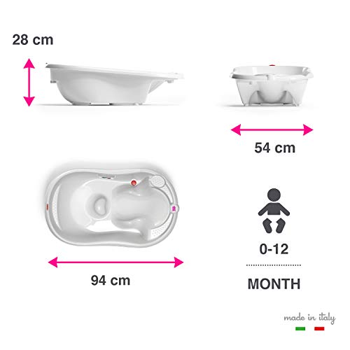 OKBABY Onda Evolution - Ergonomisch ontworpen babybadje met antislipzitje voor baby's van 0-12 maanden - turquoise - Image 4