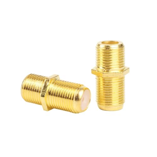 Conector coaxial F hembra a hembra 3 unidades miniatura 5