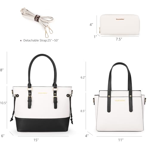 Image of Montana West 3PCS Purses for Women Tote Bag and Wallet Set Shoulder Satchel Handbags