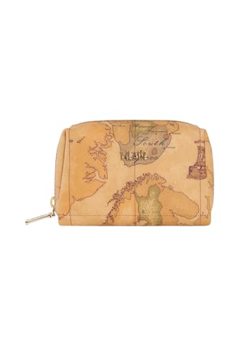 Alviero Martini Prima Classe Alviero Martini beauty case in pelle, logo sul frontale, chiusura zip con logo 18x12x8