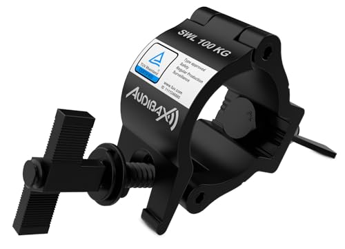 Clamp Fixation Audibax ACP-4058250BK - 40-58 Mm, Charge 250 Kg