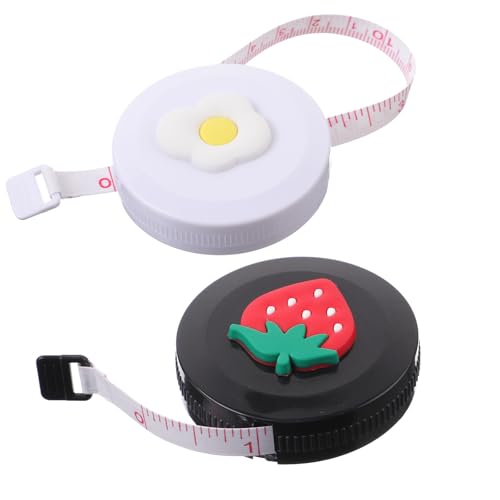 Cinta métrica mini portátil retractable BETOOKY de 2 piezas