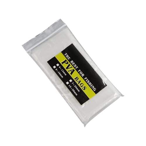 Bolsas de pesca solubles – Sistema de carga de 50 piezas, herramientas de carga de cebo, disolución rápida | Accesorios seguros para equipos de carpa para cebos atados lirios, Kit de equipo