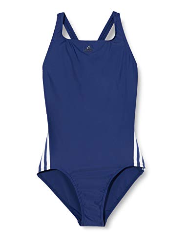 adidas Mädchen Fit Suit 3s Y Badebekleidung - Komfort und stilvolles Design in Tech Indigo/White