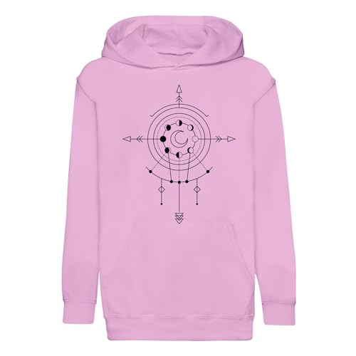Sweat à capuche premium enfant aux motifs ciel étoilé et lune