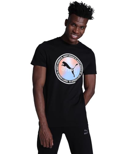 Image of Puma Men's Graphic Print Slim Fit T-Shirt