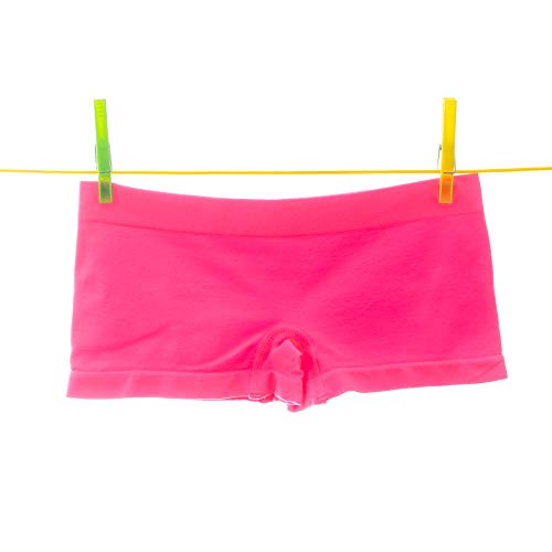 Alyce Intimates Pack of 10 Seamless Girls Boyshort, Solids & Prints2