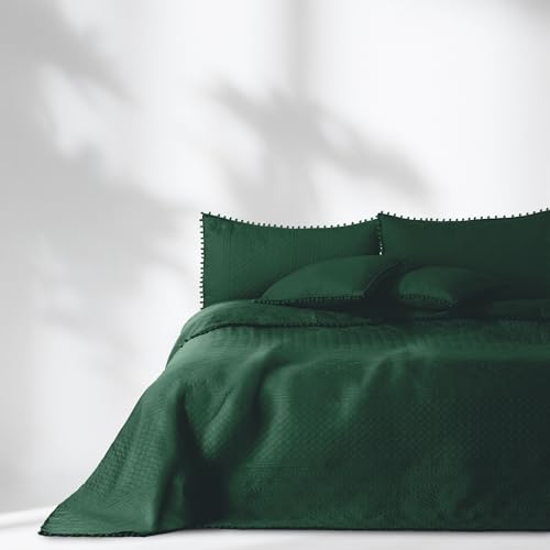 AmeliaHome Tagesdecke mit Pompons 170x270 cm Bettüberwürf Meadore – Ansicht 3