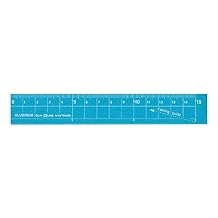 Kutsuwa STAD XS15BL Aluminum Ruler, 5.9 inches 15 cm, Blue