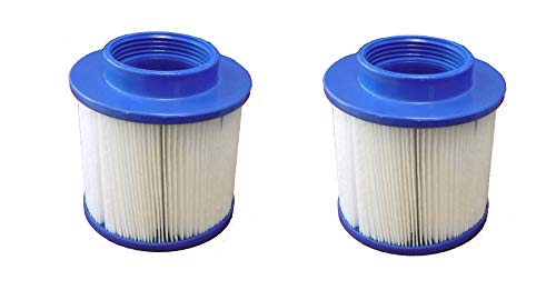 Smart Spa Supply SPPAS101-2 Go Plus Aqua Spa Filter Cartridge, White and Blue