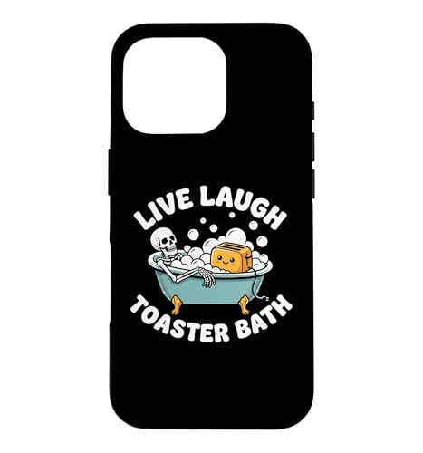 Live�ALaugh�AToaster Bath ? �y�������Ƃ킴�m�x���e�B�X�P���g���~�[�� �X�}�z�P�[�X iPhone 16 Pro �p