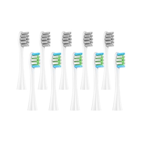 ���u���V�w�b�h Oclean X PRO/Z1/F1/One/Air 2/SE �\�t�g�m�Y���ƌ݊������� �^�󖧕p�b�P�[�W(5Gray5White)