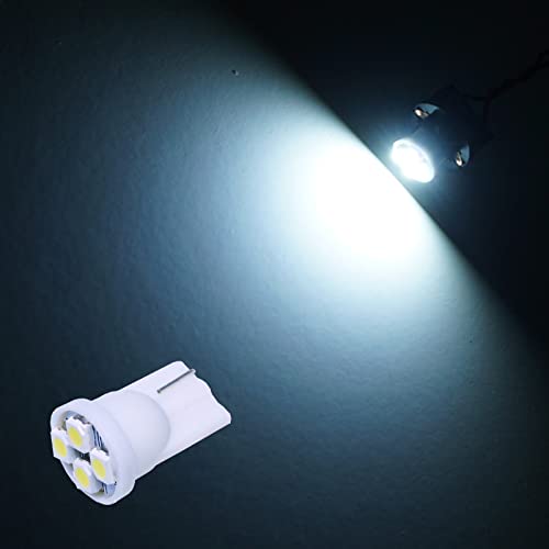 PA LED 20PCS T10 168 194 Luz Panel LED 12V Blanca miniatura 3