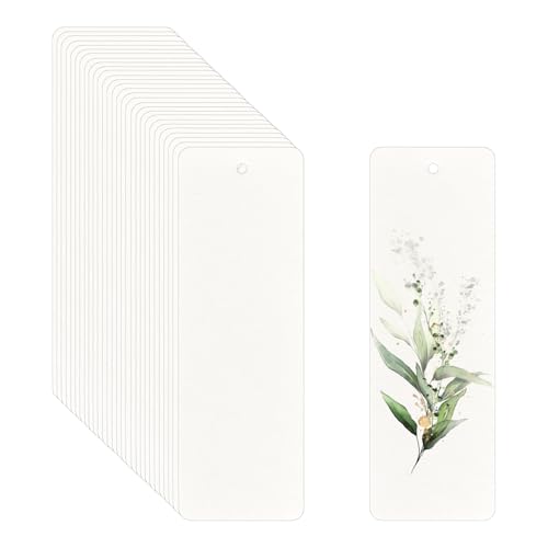 Watercolour Paper Blank Cards, 50 Sheets Blank Bookmarks for Watercolour Painting 5 x 15 cm, Watercolor Paper 300gsm for Card Making, Painting Paper for Watercolors, DIY, Crafts Watercolour Paper Blank Cards, 50 Sheets Blank Bookmarks for Watercolour Painting 5 x 15 cm, Watercolor Paper 300gsm for Card Making, Painting Paper for Watercolors, DIY, Crafts