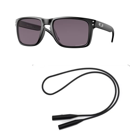 Oakley OO9417 Sunglasses Bundle: OO 9417 HOLBROOK XL 941722 Matte Black and Universal Anti-slip Silicone Leash2