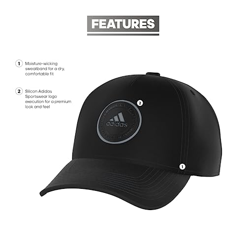 Adidas Mens Lifestyle Structured Stretch Fit Hat