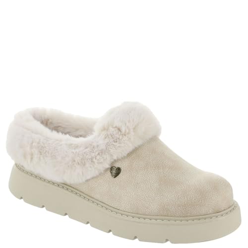 Skechers Keepsakes Lite - Cozy BlendSlipper da donna, Tessuto bianco sporco, 39 EU