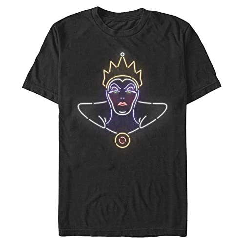 T-Shirt Fluo Méchante Reine Disney Villains Homme Vêtement Streetwear