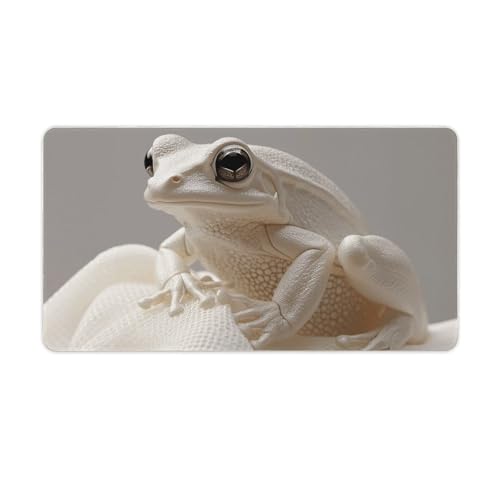 Tapis de bureau antidérapant et étanche 40x75cm grand format grenouille
