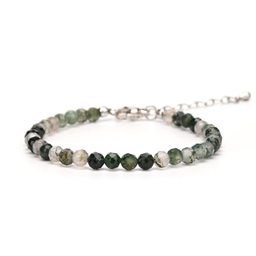 Crystal Bracelet for Women, Natural Moss...