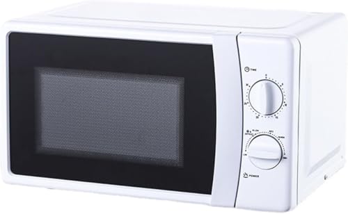 Horno Microondas De 20 litros, 800 Vatios, Horno Microondas Individual con Descongelación De Funciones, 6 Ajustes De Potencia, Temporizador De 0-30 Minutos, Cocción Exprés De Un T, Pink