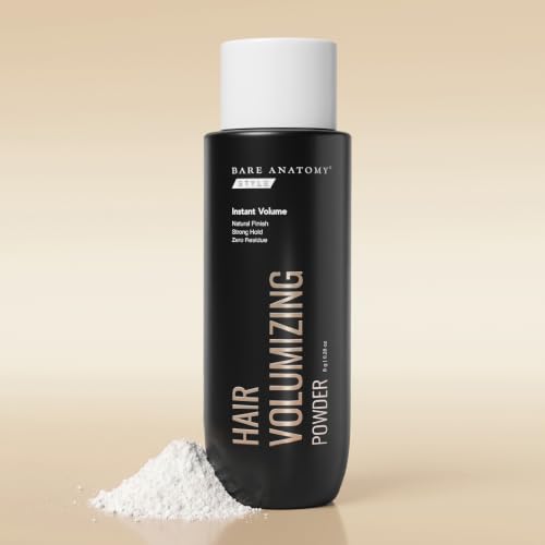 Image of Bare Anatomy Hair Volumizing Powder for Men| Lightweight Hair Powder for Fine & Flat Hair | Instant Volume, Strong & Long Lasting Hold | Sweat Resistant, Non-Sticky, Non-Drying & Easy to Wash | 8gm