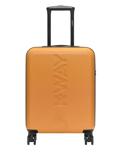 K-way K-AIR Trolley cabina rigido da viaggio, dimensioni perfette per essere trasportato in cabina. L'accessorio presenta quattro ruote per la massima libertà di movimento, due tasche con zip all'int.