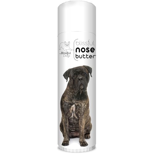 Image of The Blissful Dog Bullmastiff Nose Butter for Dry, Cracked Skin, Lick-Safe Dog Nose Balm with Moisturizing Shea Butter, Almond, Olive, and Essential Oils, Pet Supplies, Uncented, 0.50 oz.