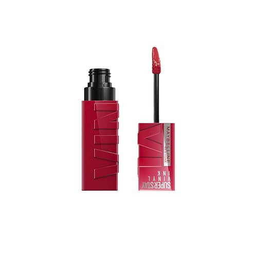 Maybelline SuperStay Vinyl Ink, Batom Líquido Longa Duração com E...