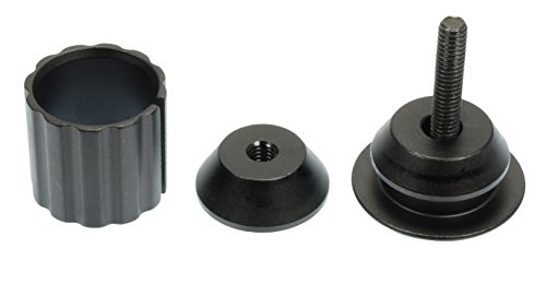 Domain Cycling Aluminum Bike Handlebar Bar End Plugs, Expanding Adjustable Locking Caps, Road Bicycle Grip Mountain BMX MTB Fixie (Black) - Thumbnail 6
