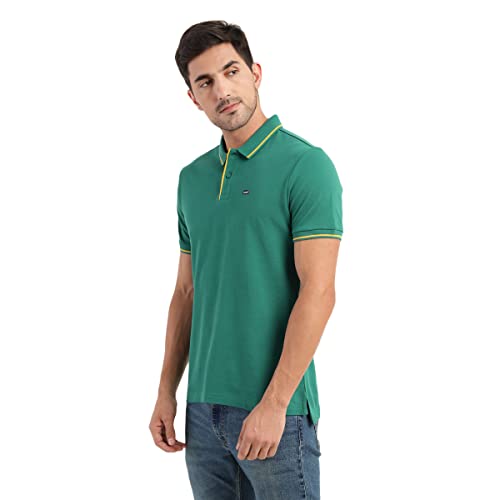 Image of Levi's Men's Regular Fit Solid Polo T-Shirt
