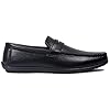 A2Z Mens PU Leather Smooth Shoes Easy Slip On Loafer Comfort Wide Fit - Loafer Men AZ310793704 Black 7 UK #1