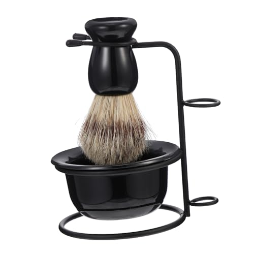 FOMIYES Men's Shaving Bowl Kit Shaving Brush Set Brush Bowl for Comfortable Shave Experience