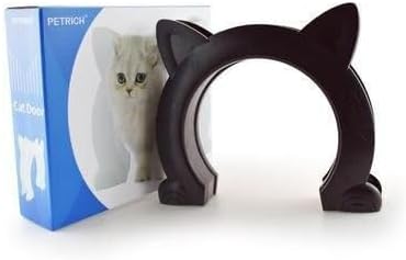 Versatile 4-Way Locking pet Door for Cats and Small Dogs White