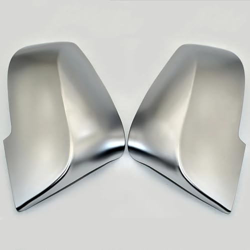 Coque de rétroviseur effet chrome mat anti-reflet pour modèle F20