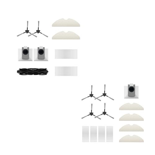 D20S Max+ Robot Vacuum and Mop with Replacement Parts