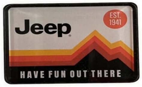 Jeep Have Fun Out There Magnet - Cruise Door Decorations - Jeep Gifts Accessories - 2.75x2 Acrylic Made in USA - Fridge Refrigerator Toolbox Locker Decor image 4