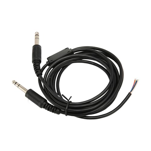 Cable de reemplazo para audífono de aviación 2 m PVC miniatura 7