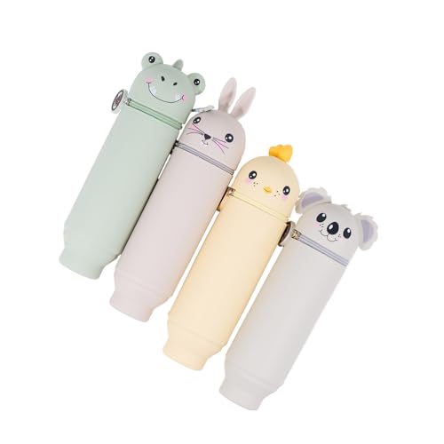 Lulubug Silikon Federmäppchen - Koala Kooky | Federtasche aus weichem Silikon für Stifte | Federmappe und Stiftehalter | Mäppchen Tiere, Schlampermäppchen