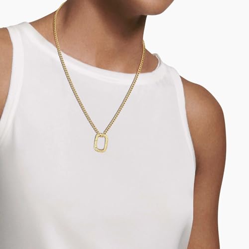 GAVU Ring Holder Necklace for Women, Rectangle Stainless Steel Ring Keeper Necklaces for Women 16"/18"/20"2