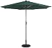 Parapluie de Table d'extérieur avec manivelle d'enroulement S Parapluie de marché étanche 2,7 m auvent Rond de 9 '