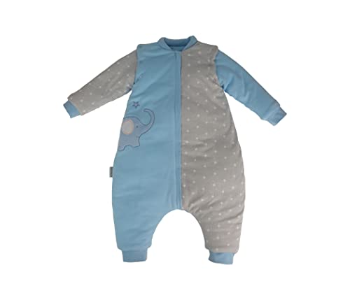 Toddler Wearable Blanket With Legs (2-4T) Tog 2.5 Feeted Baby Sleep Sack with Feet Walking Wearable Blanket with Removable Long Sleeves Quilted Sleeper Infant Sleep Wakjer Sacks Cotton Soft