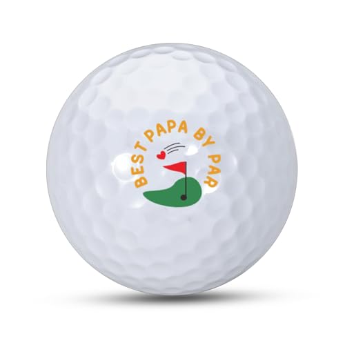 fleure esme Gifts for Dad Birthday Papa Golfball from Daughter Son Golf Gifts for Birthday Golf Balls for Men New Dad to Be Golf Accessories for 1st Time Daddy