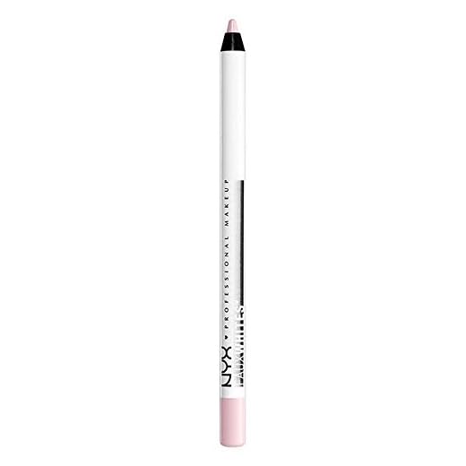 NYX PROFESSIONAL MAKEUP Faux Whites Eye Brightener, Eyeliner Pencil - Seashell (Pale Pink With Blue Undertone)