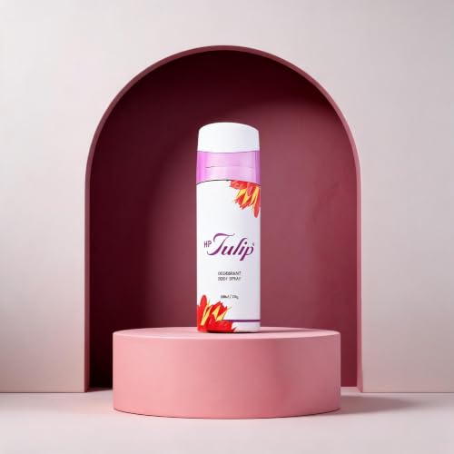 Image of HP Tulip Deodorant for Women, 200 ml | Floral, Fresh - Long lasting eau de parfum | Musk, Lavender, Geranium & Orange | Best Spring Fragrance |Gift For Sister | Gift For Friends