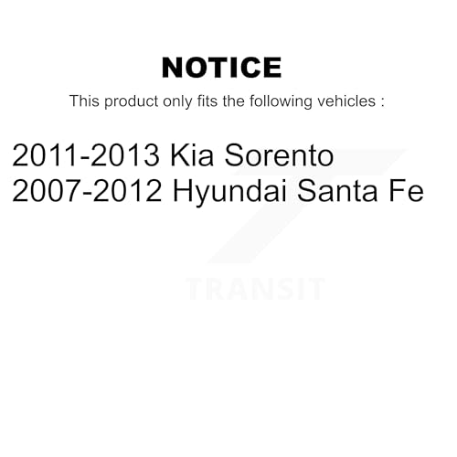 Transit Auto Front Right (Passenger Side) Steering Tie Rod End & Boot Kit Replacement For Hyundai Santa Fe Kia Sorento K7B-100088 by Transit Auto - Image 2