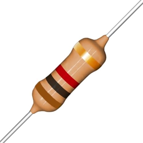 Resistor 1K -1/4W-5% Kit com 100 Unidades - Para Eletrônica
