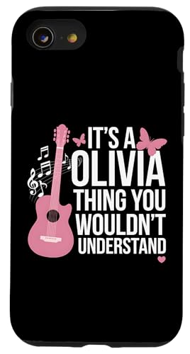 Olivia Name Guitar Musician Gift It's An Olivia Case for iPhone SE (2020) / 7 / 8